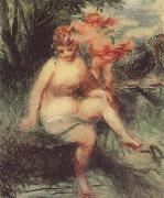 Pierre Renoir Venus and Cupid (Allegory) oil painting picture wholesale